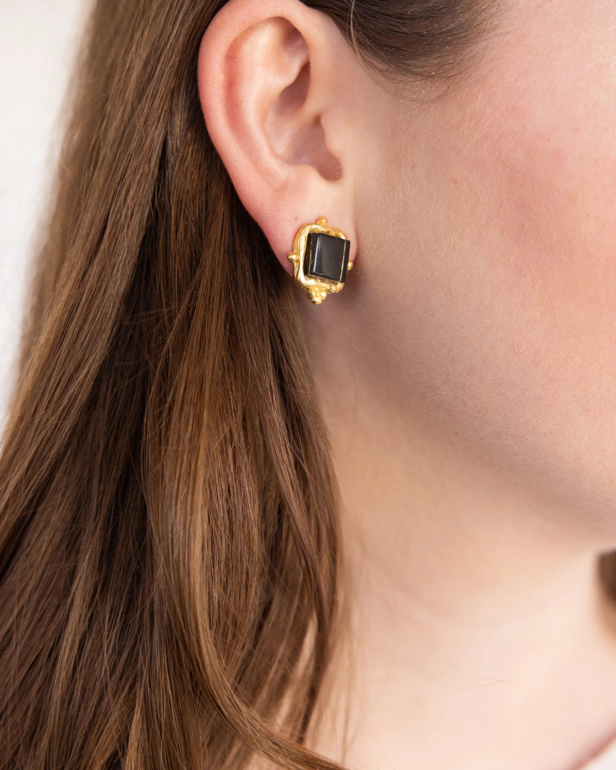 Charlotte Studs in Black
