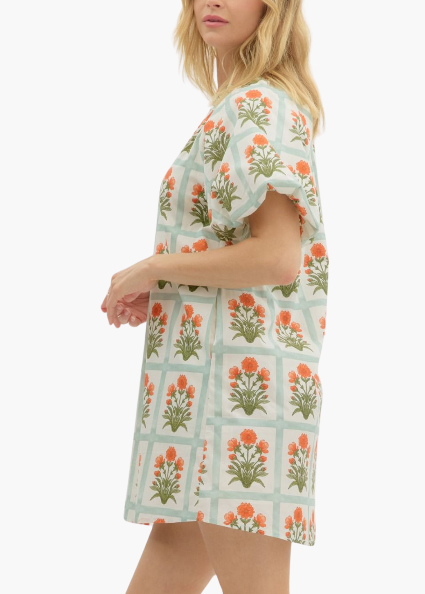 Val Mini Dress in Orange