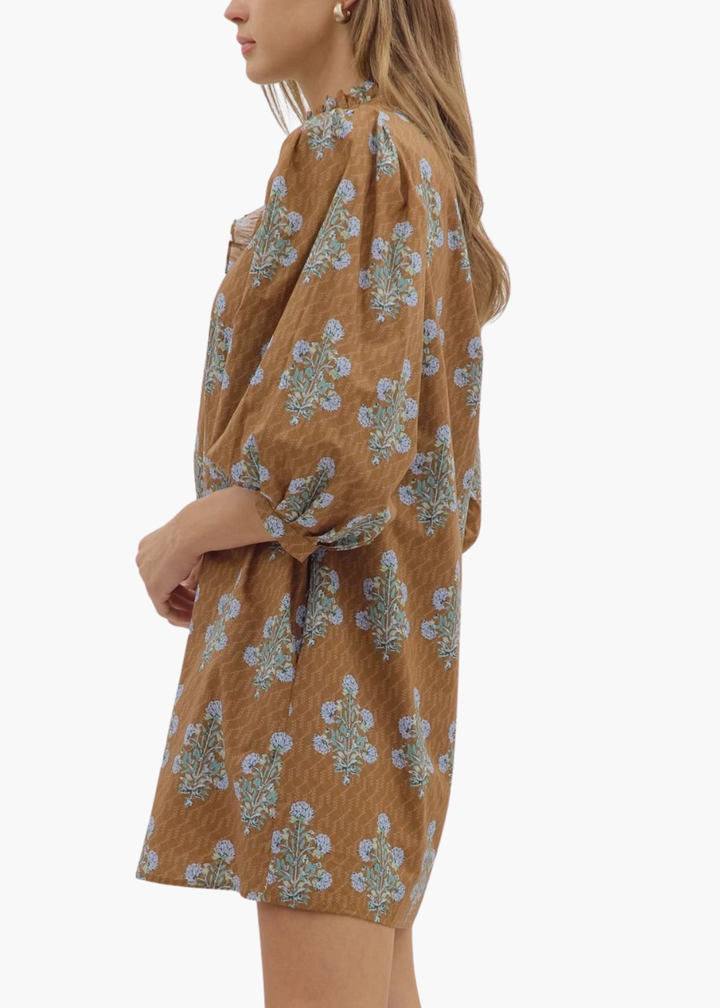 Leena Dress in Camel