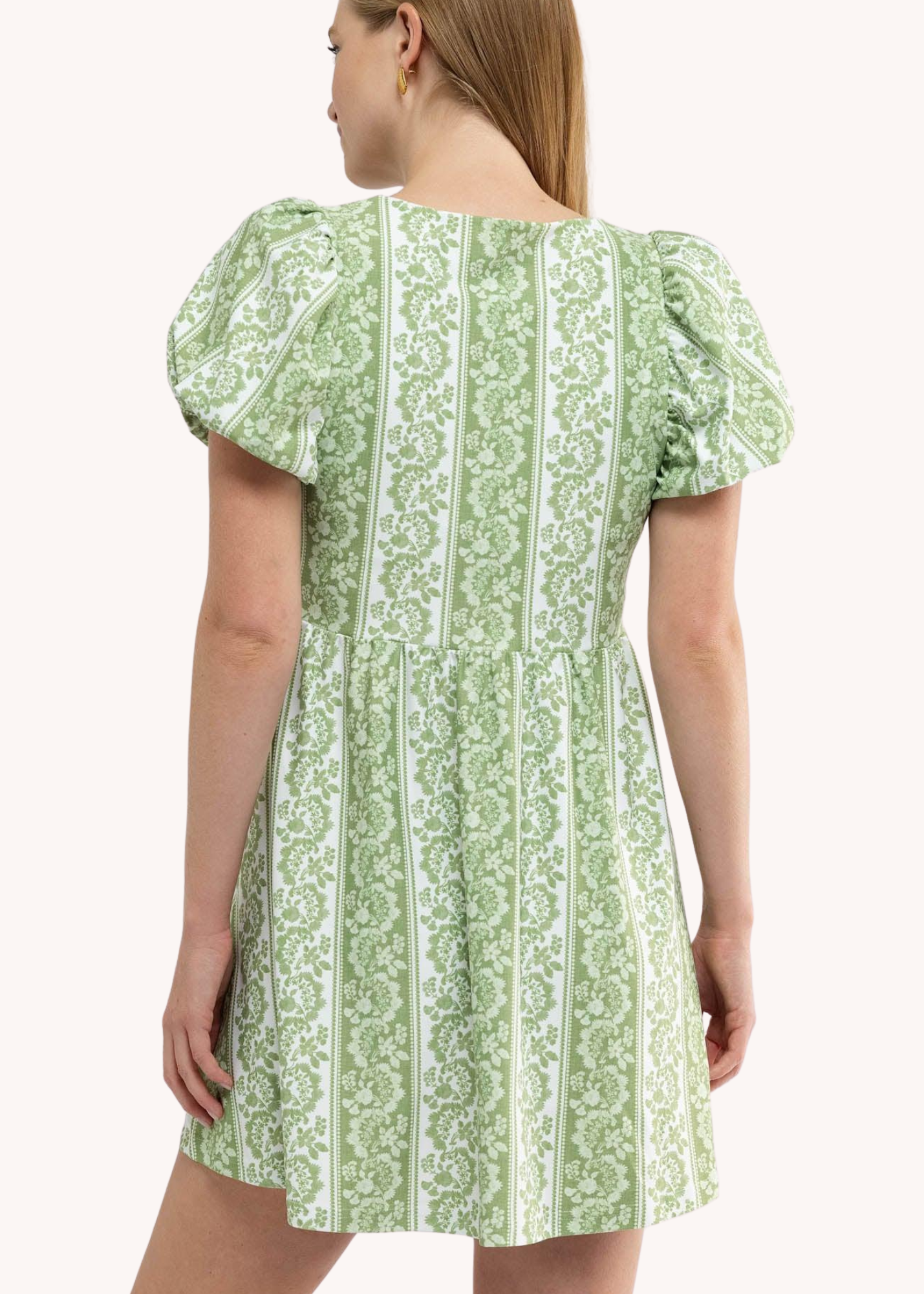 Cecily Dress in Tart Stripe