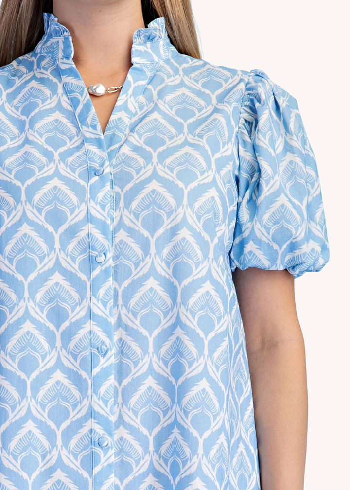Lawson Midi Dress in Light Blue