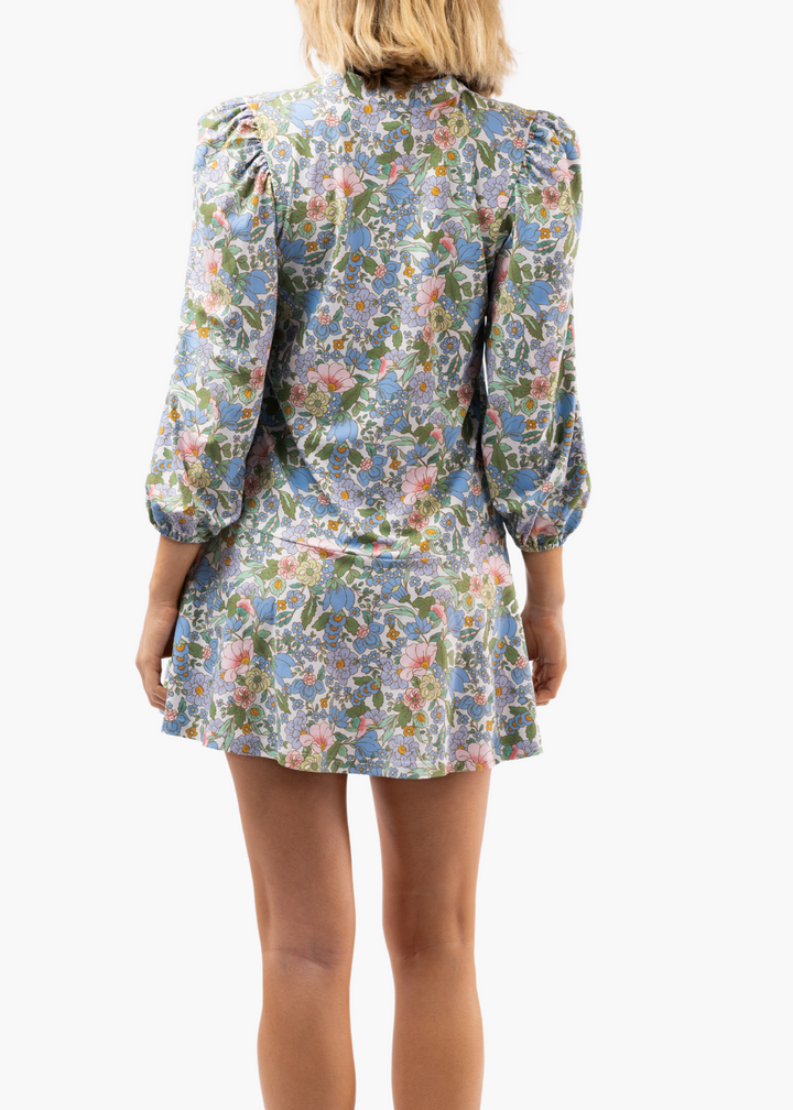 Hazel Dress in Forget Me Not