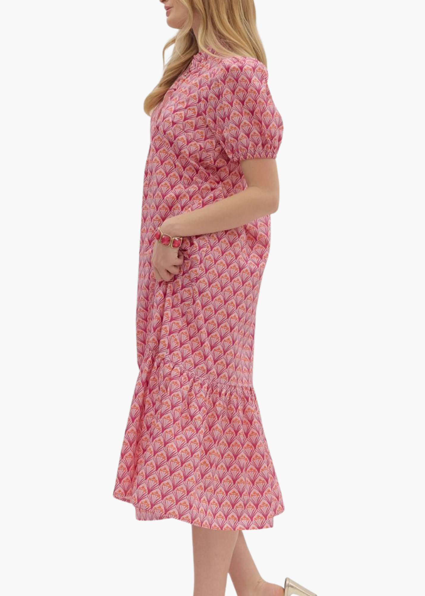 Lollie Mini Dress in Pink