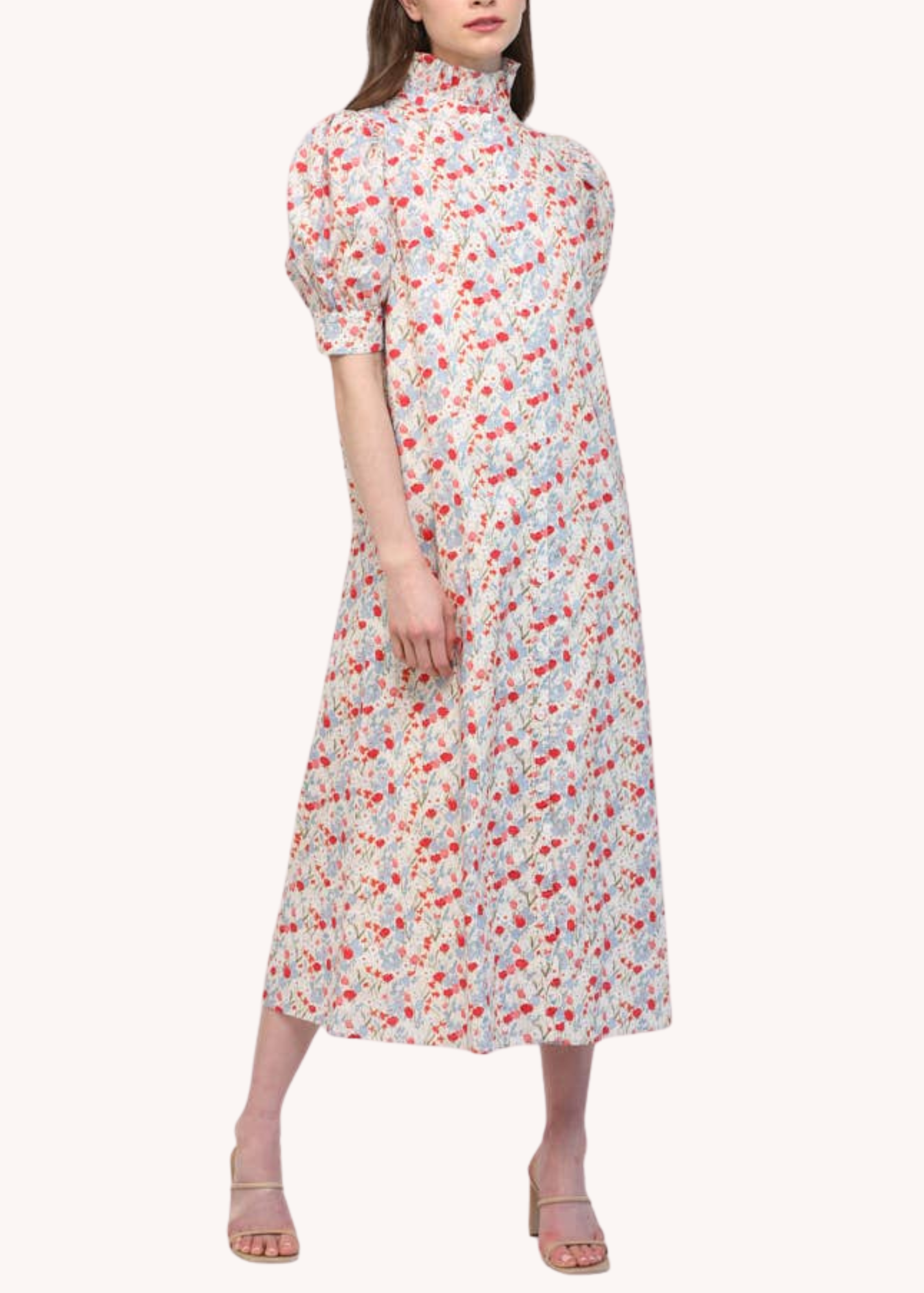 Lara Ruffle Midi Dress