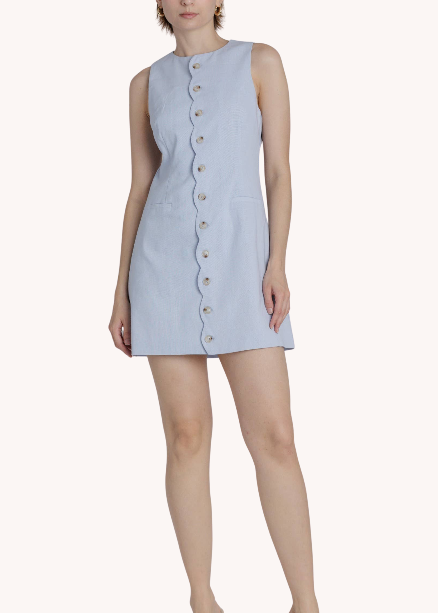 Marisol Scalloped Mini Dress