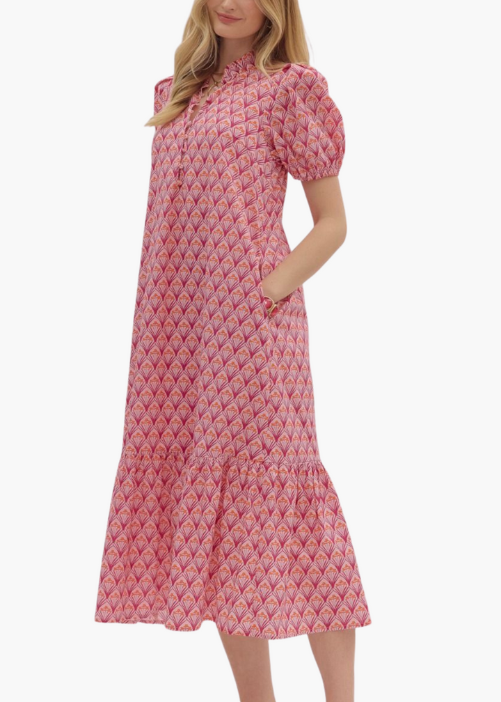 Lollie Mini Dress in Pink