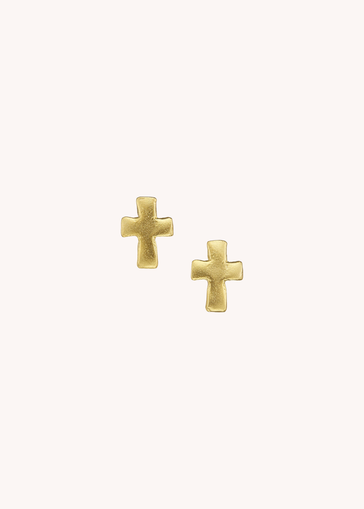 Small Cross Studs