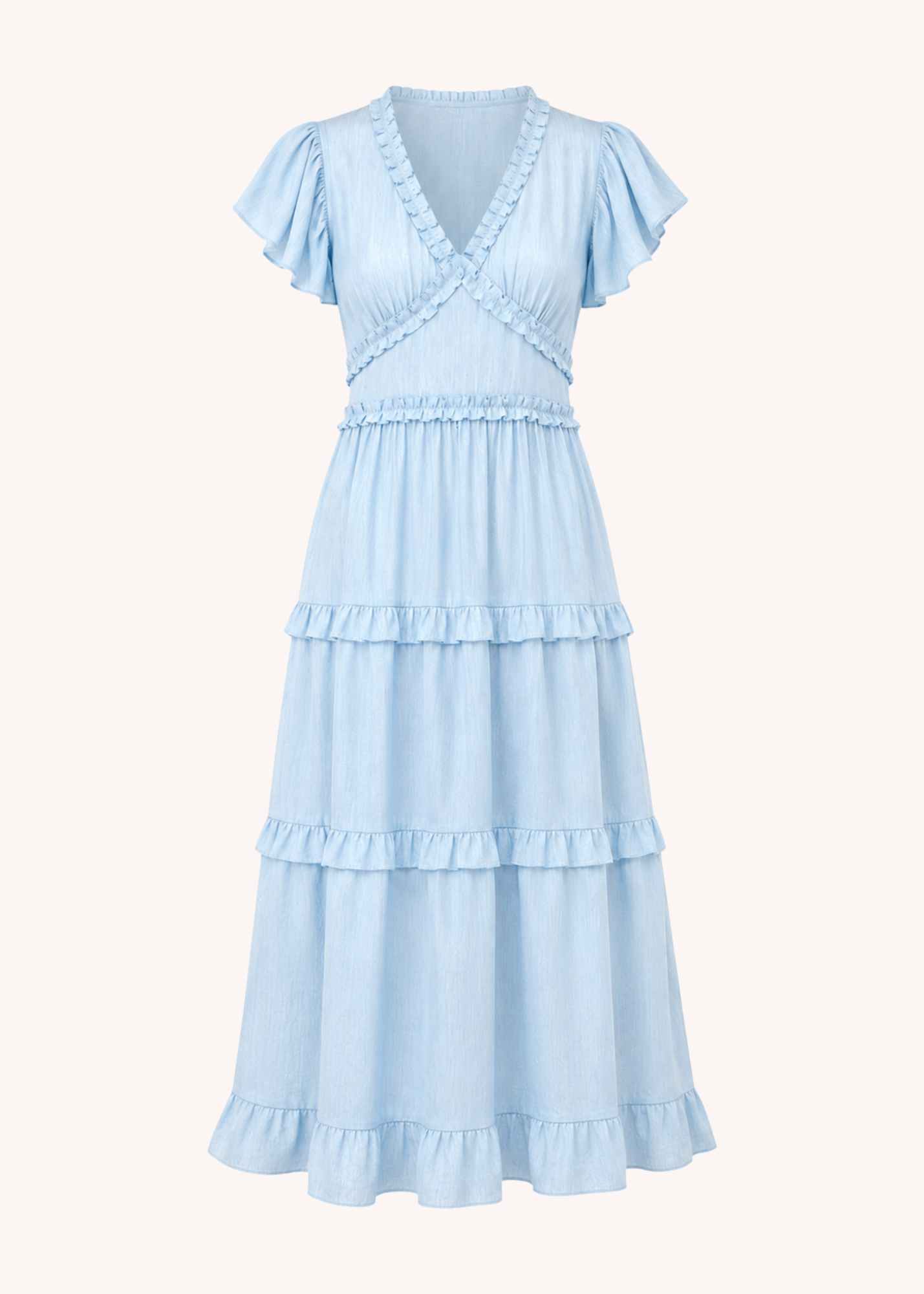 Laurel Midi Dress in Sky