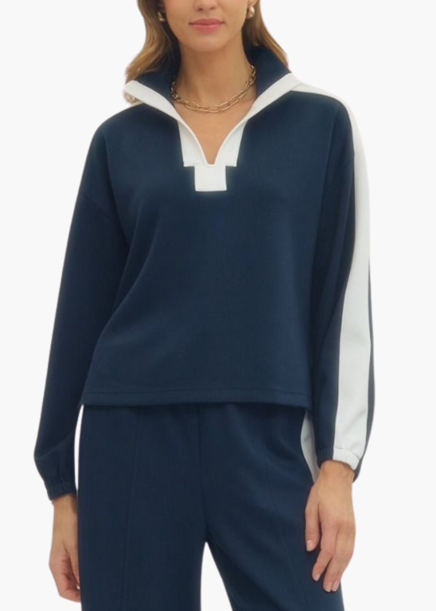 Maura Pullover in Navy