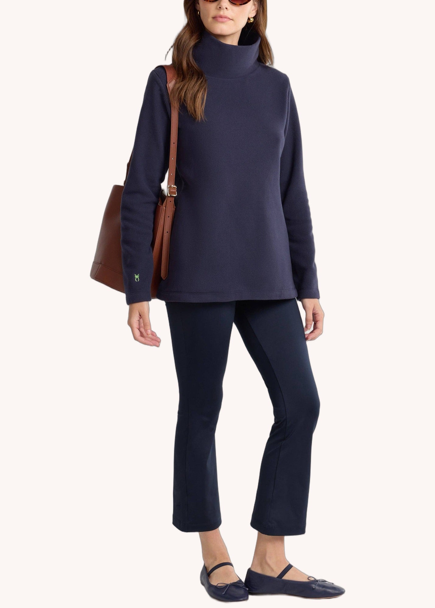 Cobble Hill Turtleneck in Navy