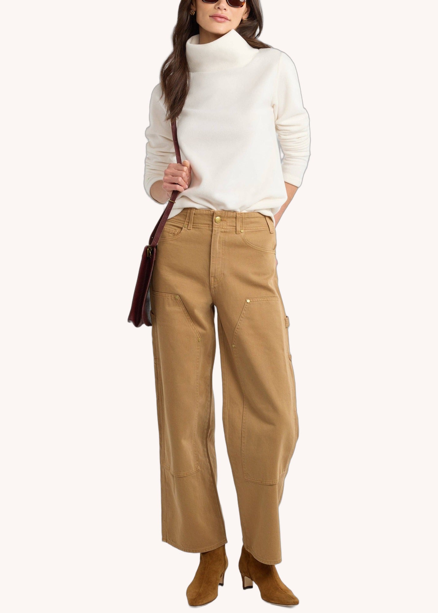 Greenpoint Turtleneck in Cream