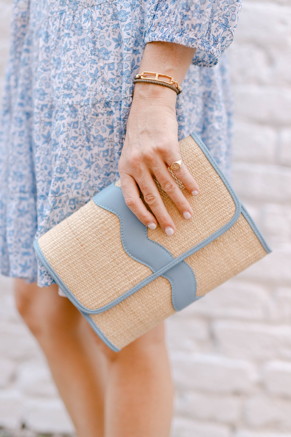 Allie Clutch in French Blue