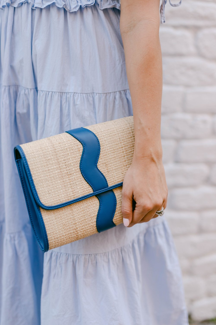 Allie Clutch in Navy