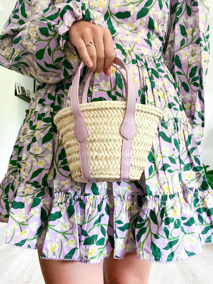 Abby Crossbody Mini Tote in Lilac