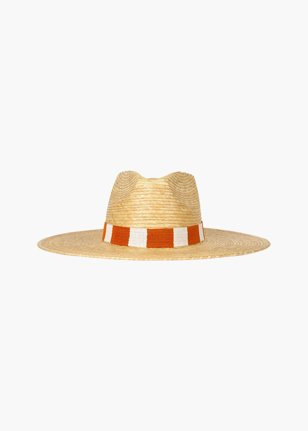 Orange and White Palm Hat