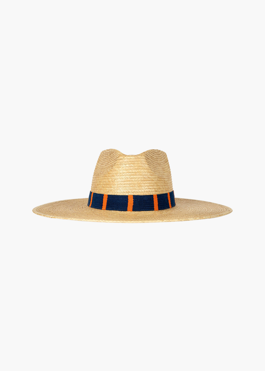 Navy and Orange Palm Hat
