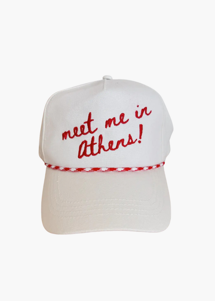 Canvas Trucker Hat in Athens