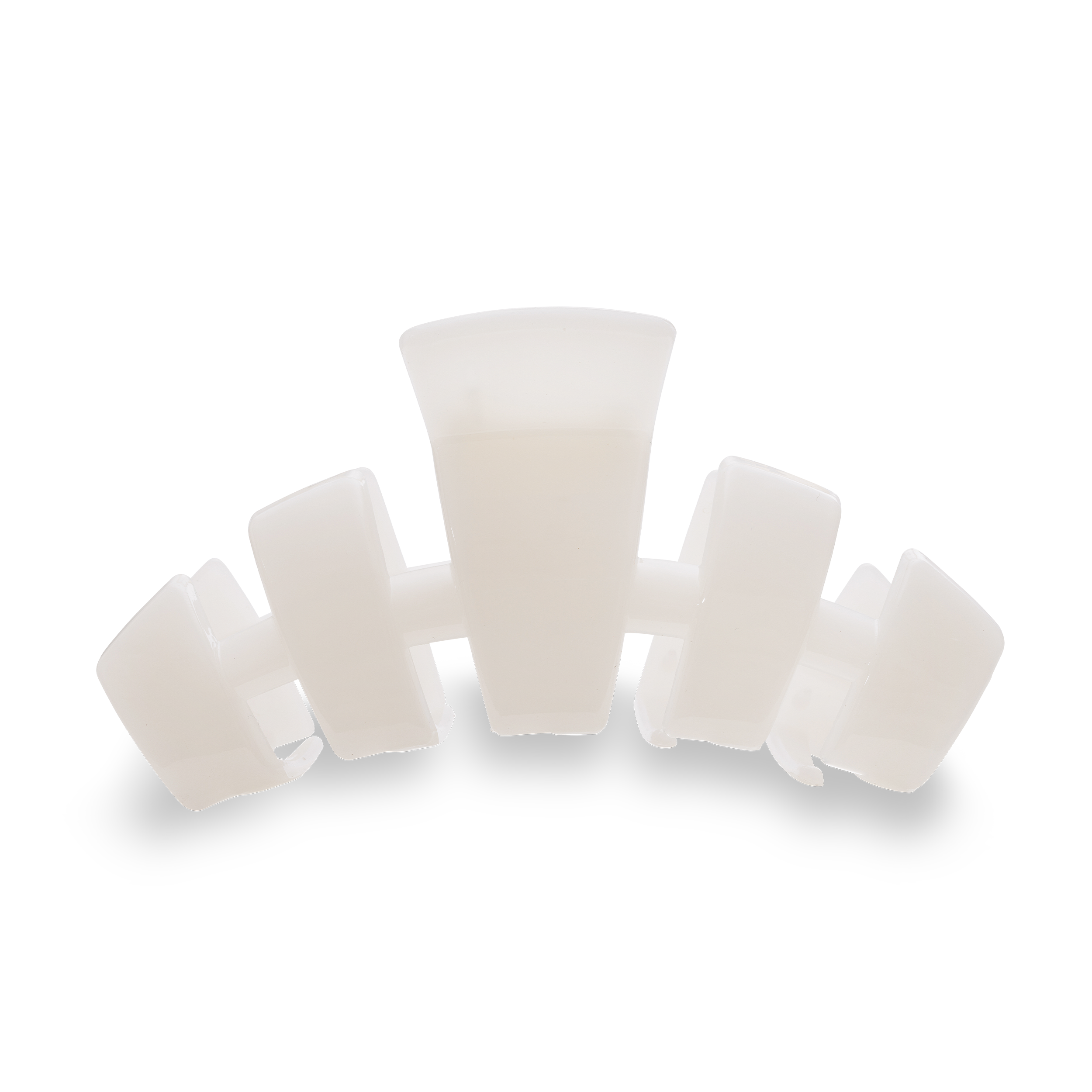 Classic Hair Clip in Coconut White