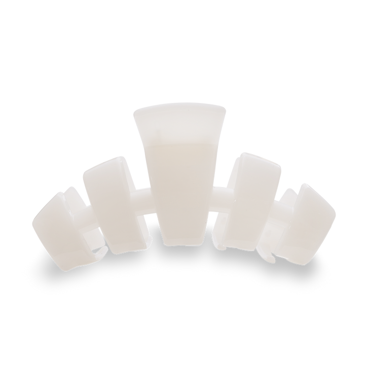 Classic Hair Clip in Coconut White