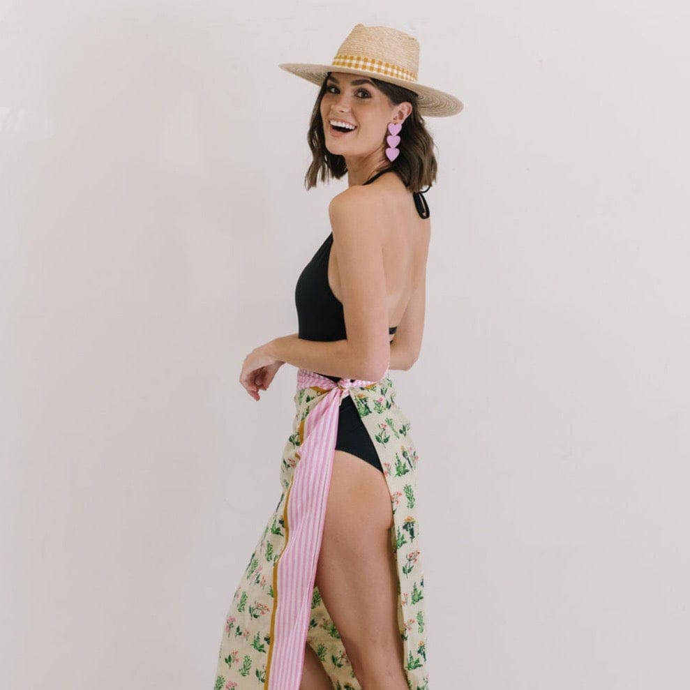 Pink Field Sarong