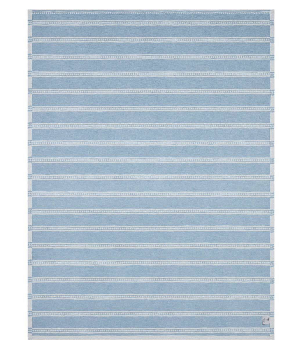 Chappy Wrap Lightweight Blanket in Tile Stripe