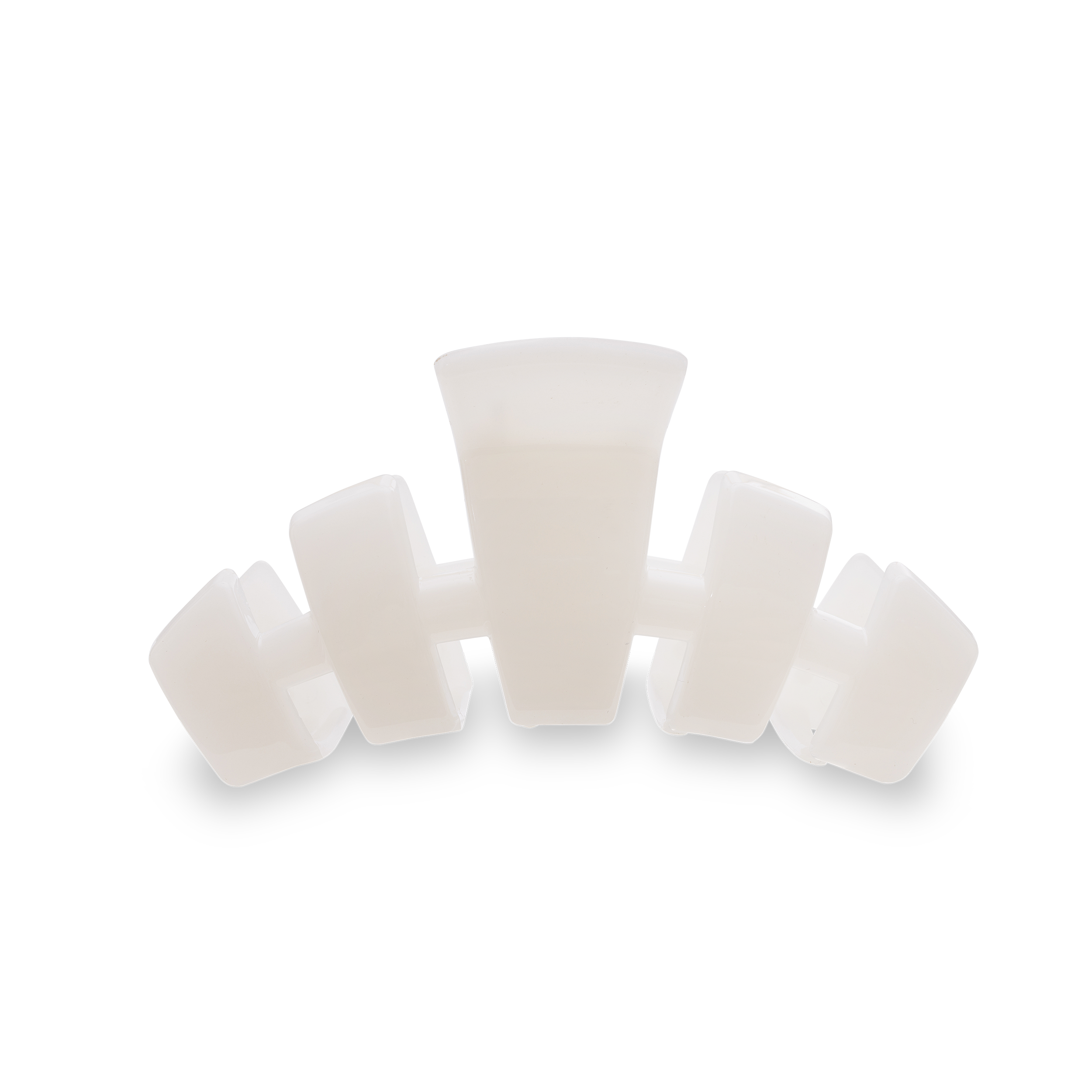 Classic Hair Clip in Coconut White