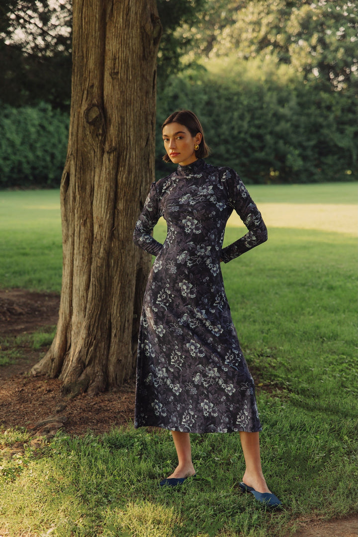 Daisy Dress in Royal Rose