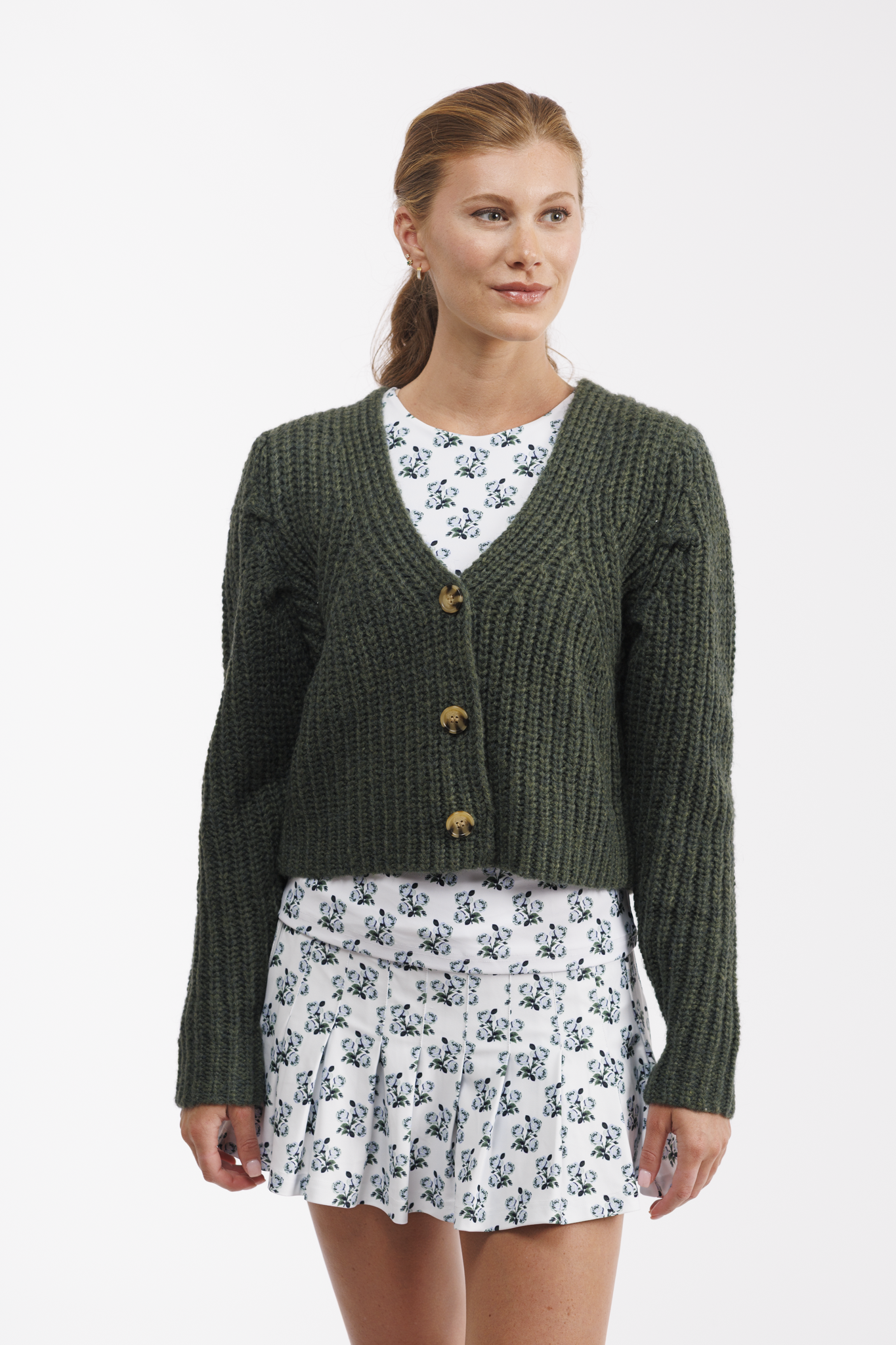 Hyacinth Cardigan in Rosemary