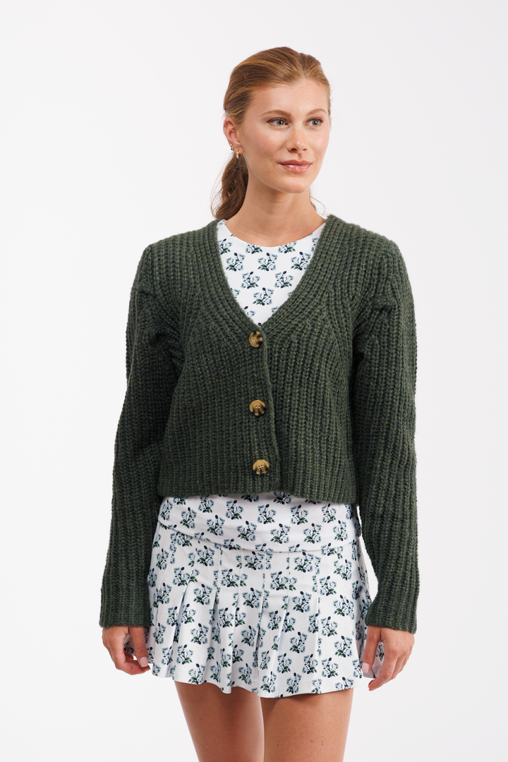 Hyacinth Cardigan in Rosemary