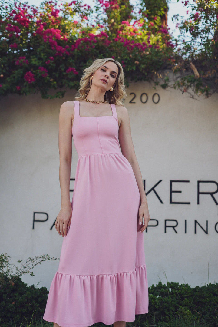 Bernadette Ponte Dress in Light Pink