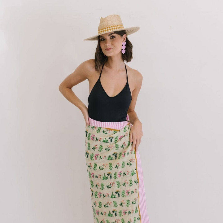 Pink Field Sarong