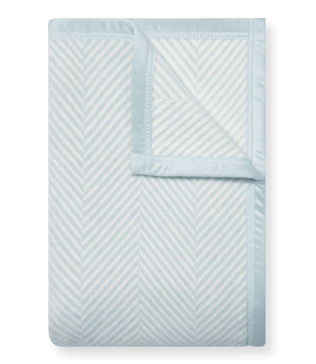 Chappy Wrap Blanket in Harborview Herringbone Sky