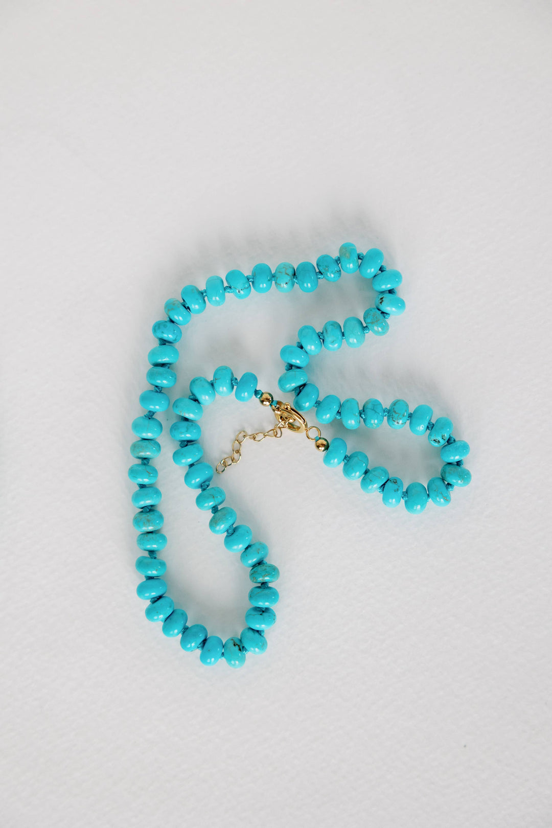 18" Turquoise Candy Necklace