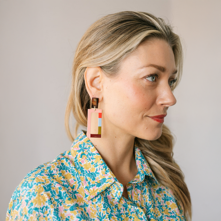 Del Mar Colorblock Earrings