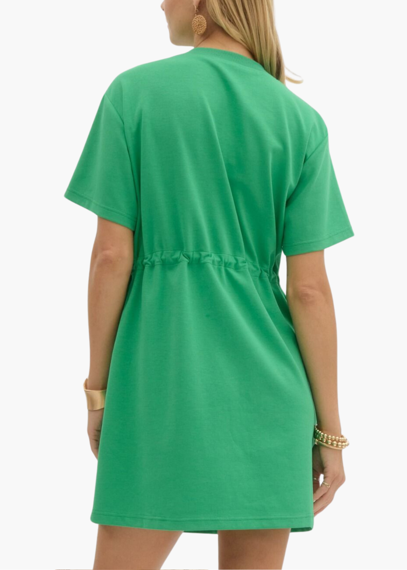 Bly Mini Dress in Green