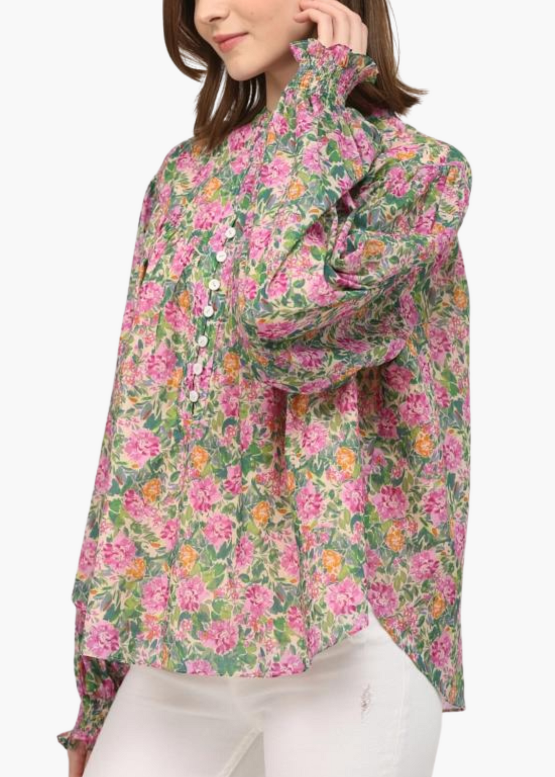 Dawn Smocked Sleeve Blouse