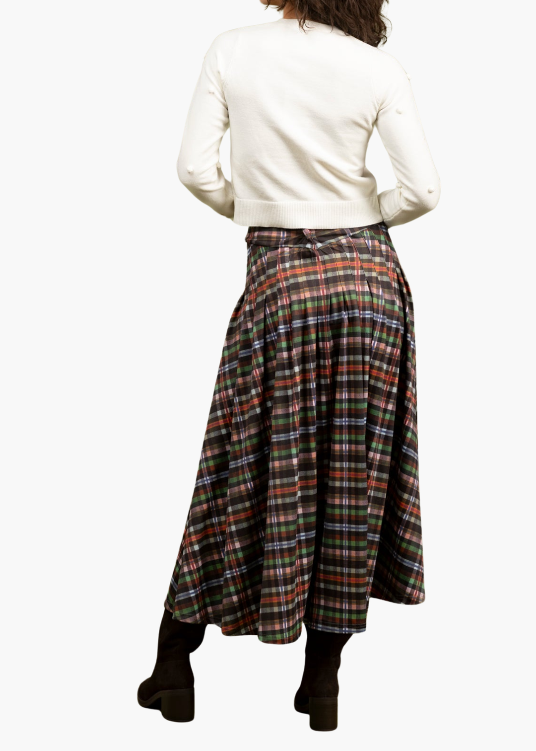 Lennox Skirt in Stockholm Plaid