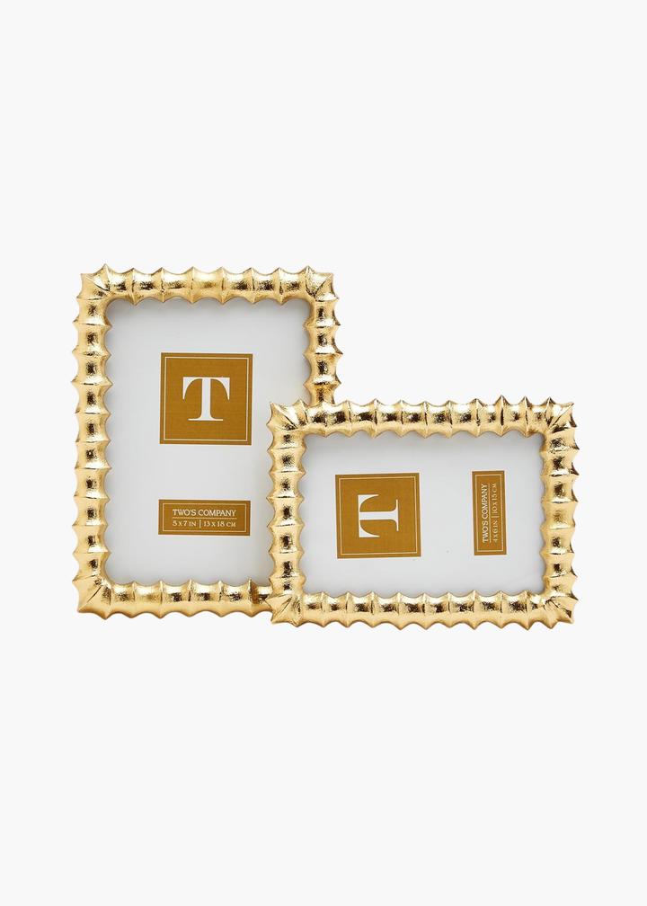 Wave Frame in Gold