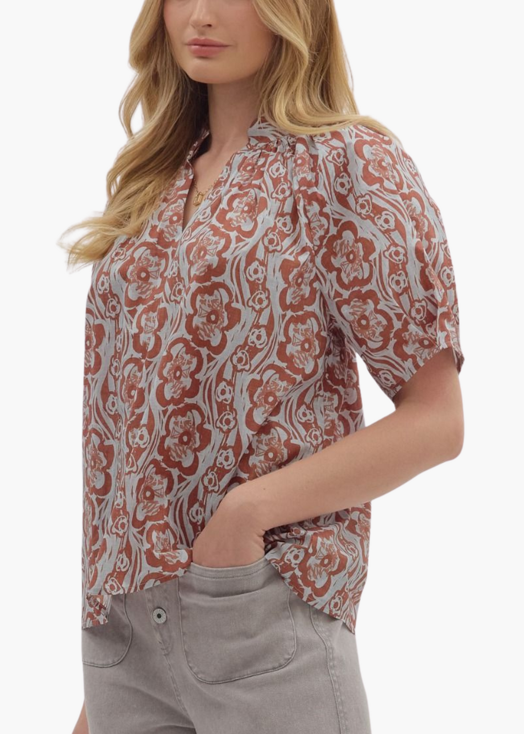 Heidi Top in Camel