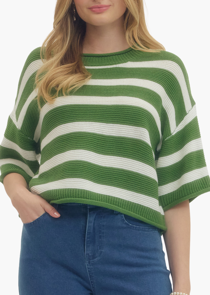Penelope Sweater in Basil