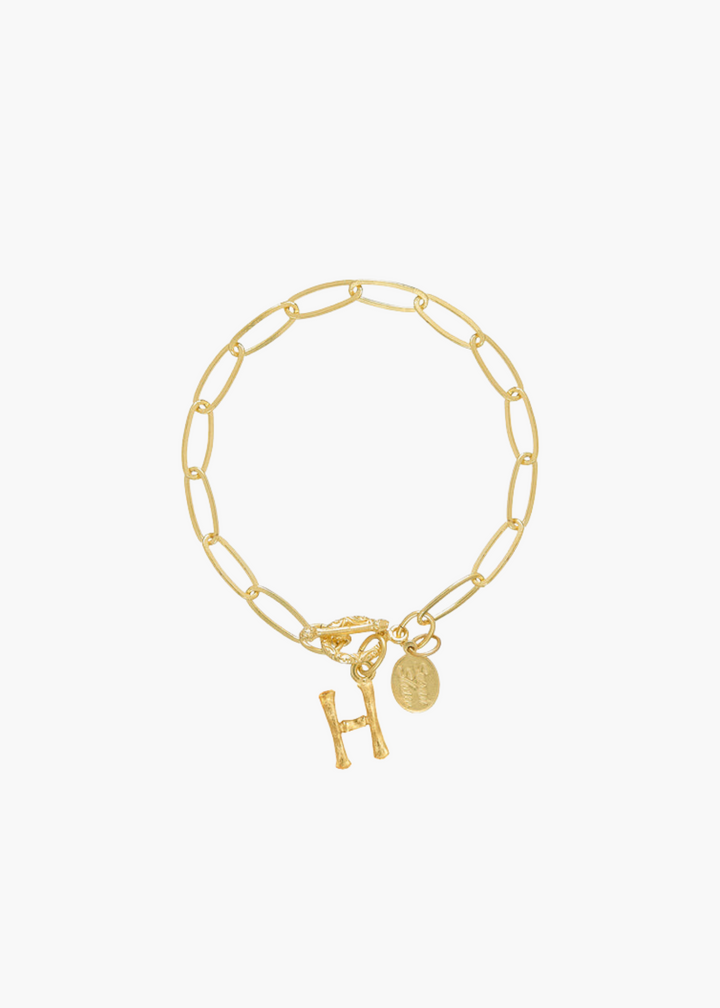 Susan Shaw Letter H Bracelet