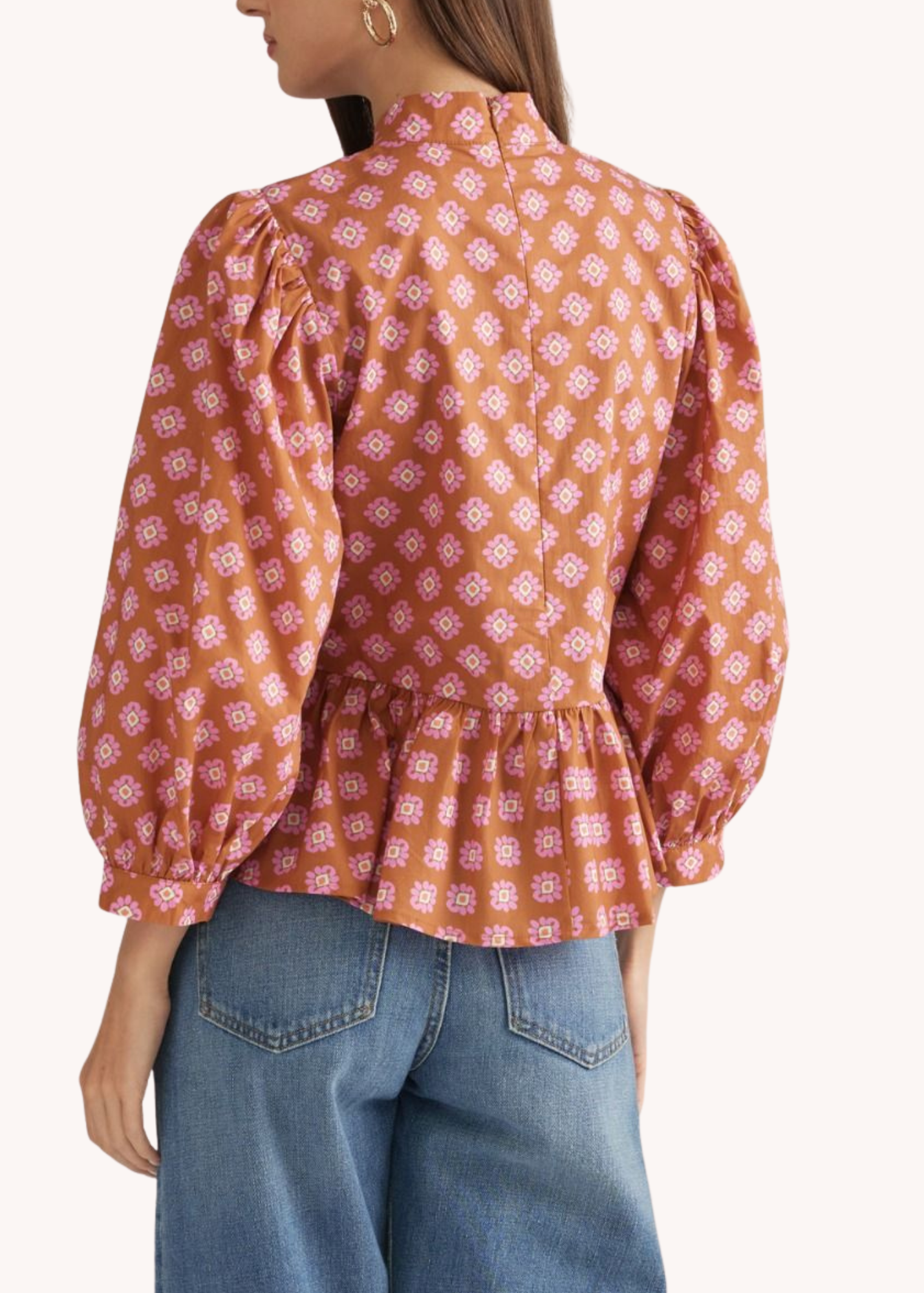 Keeley Cotton Top in Rust