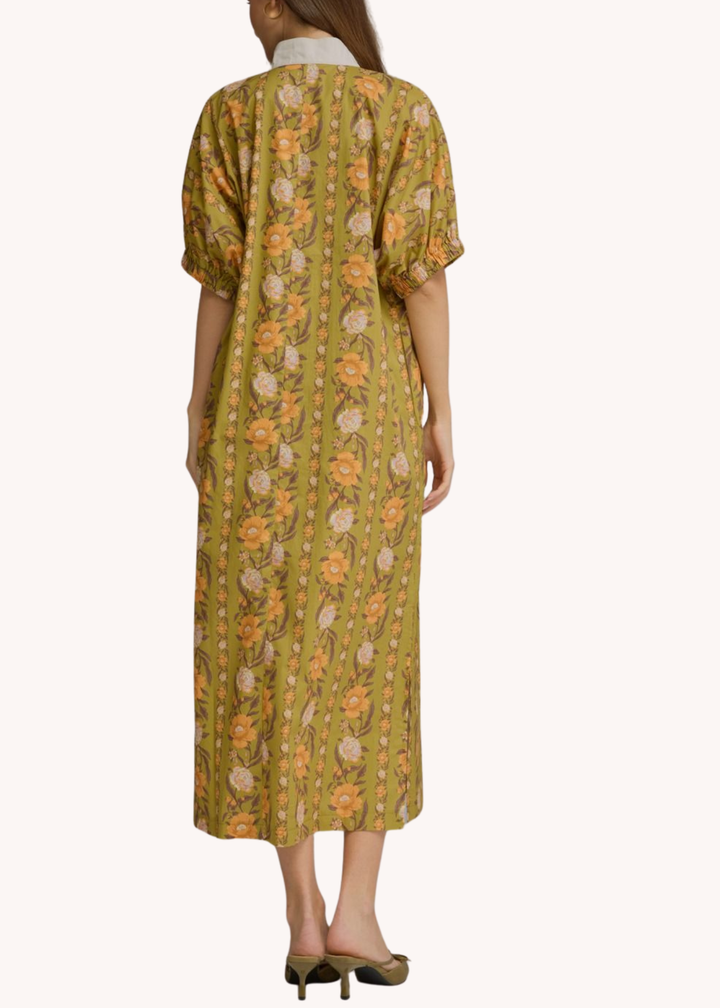 Baylor Midi Dress in Marigold