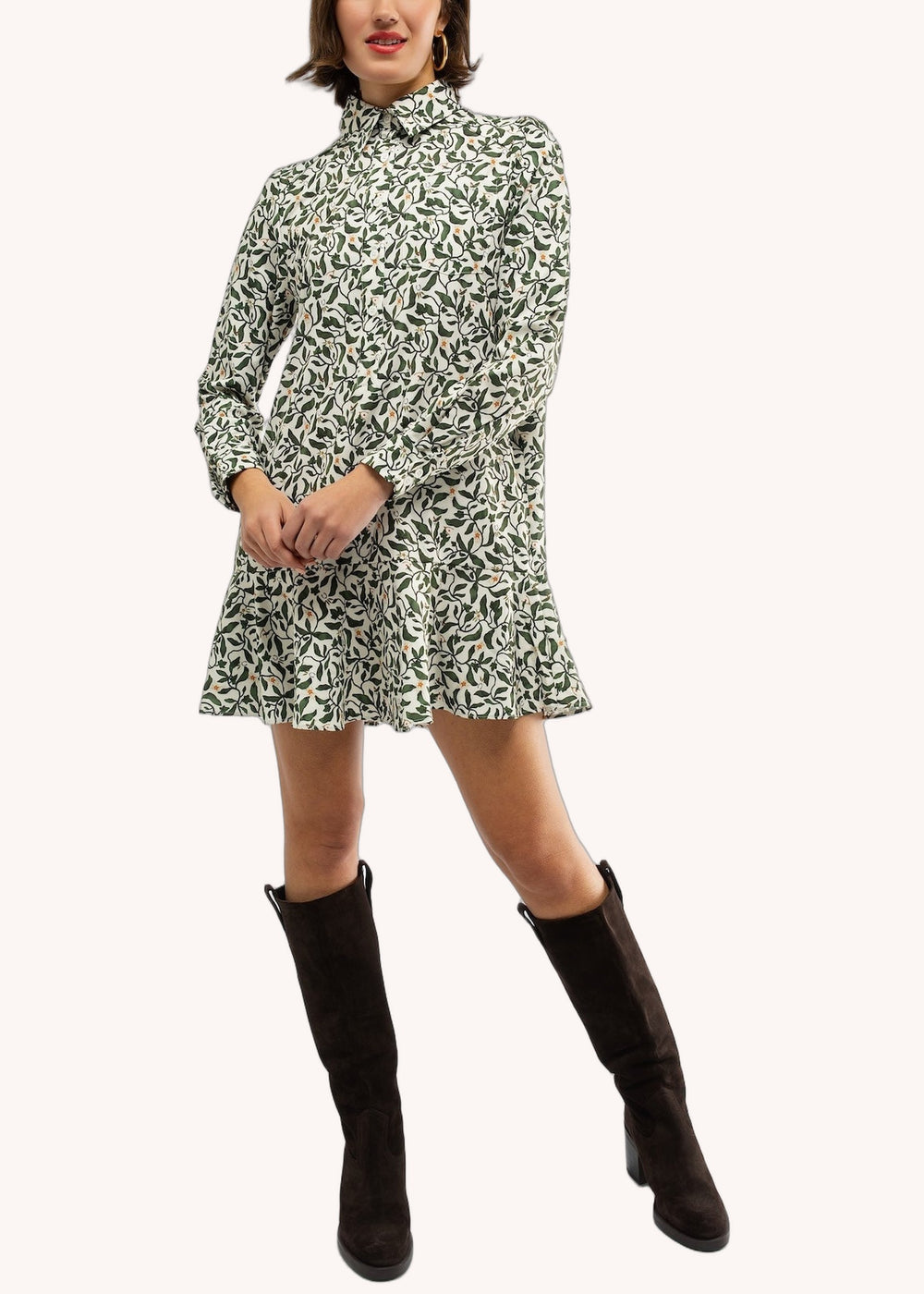 Cherry Dress in Lucky Vines