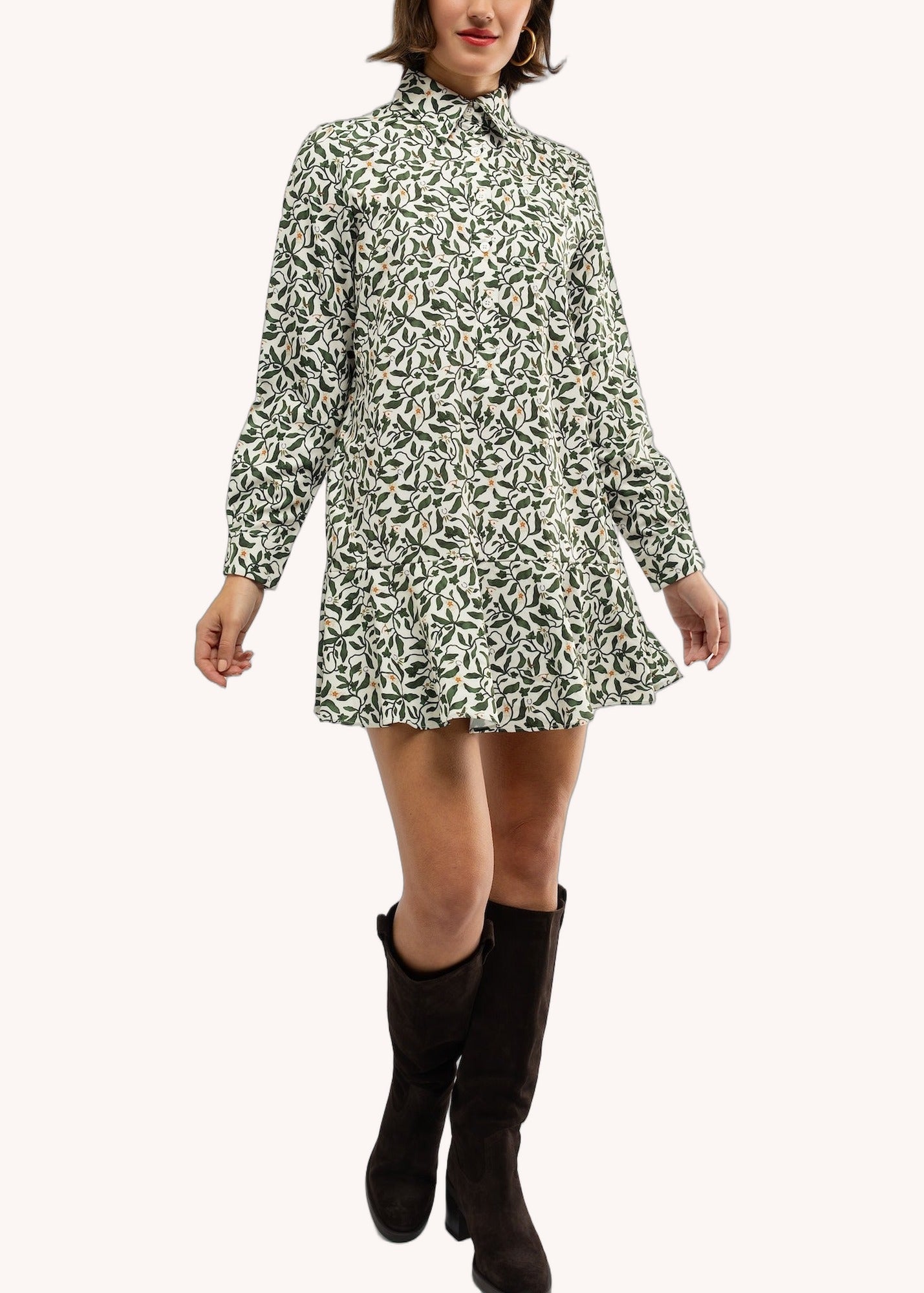 Cherry Dress in Lucky Vines