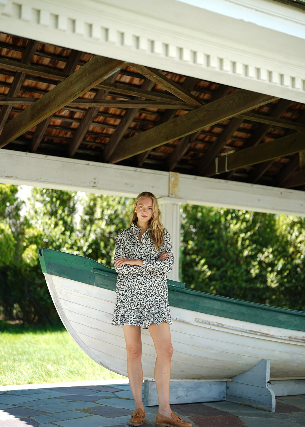Cherry Dress in Lucky Vines