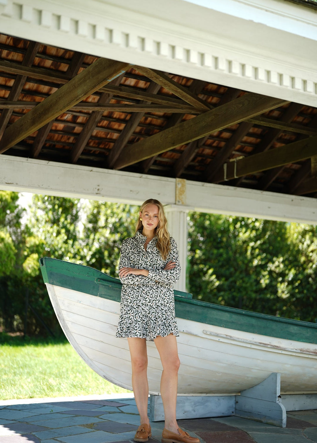 Cherry Dress in Lucky Vines