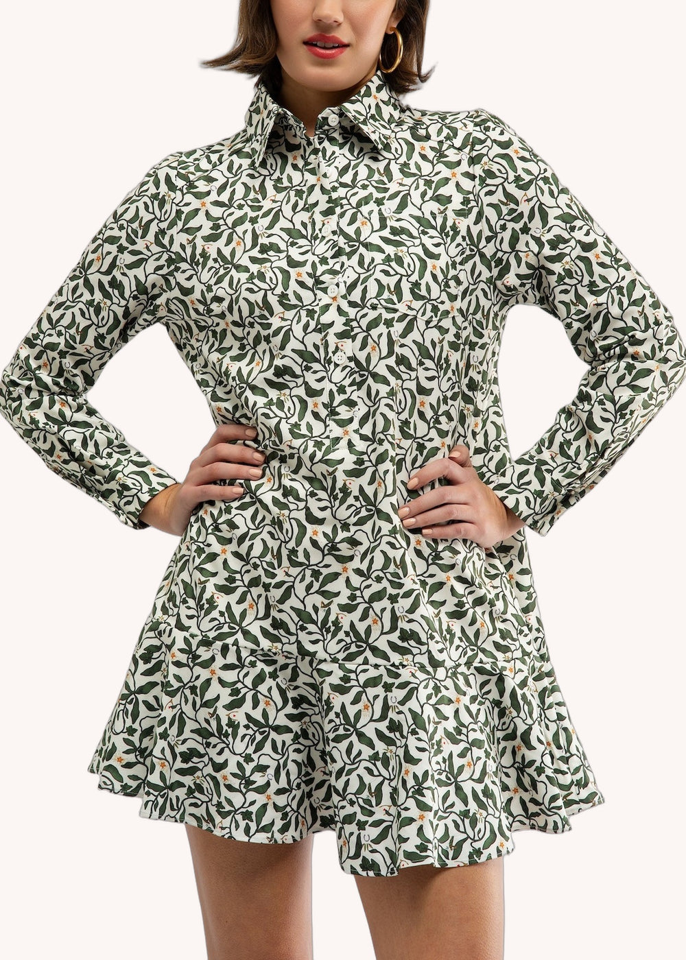 Cherry Dress in Lucky Vines