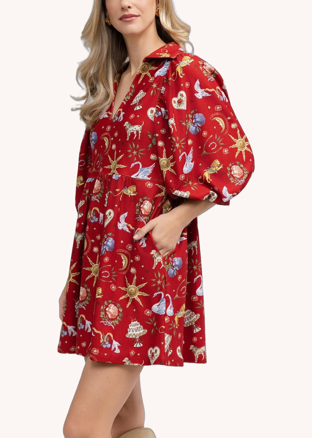 Charlotte Dress in Constellation Prize