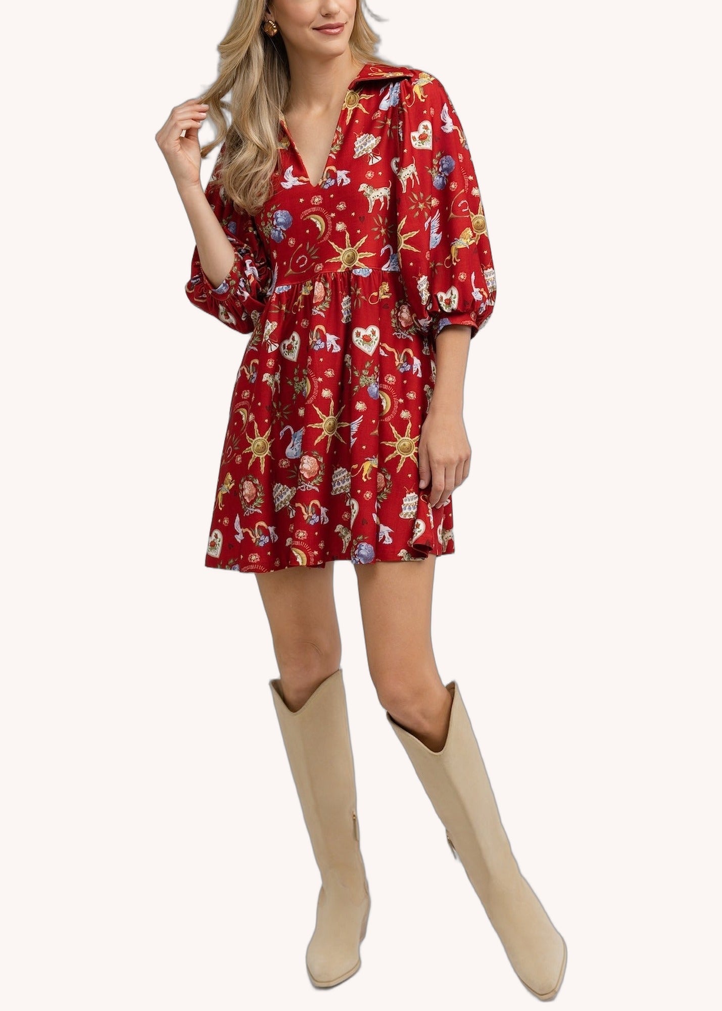 Charlotte Dress in Constellation Prize